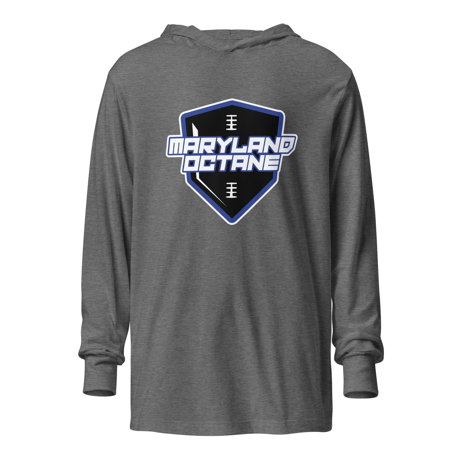 Performance | Hooded Long Sleeve T Shirt | Maryland 97 Octane | Shield Logo