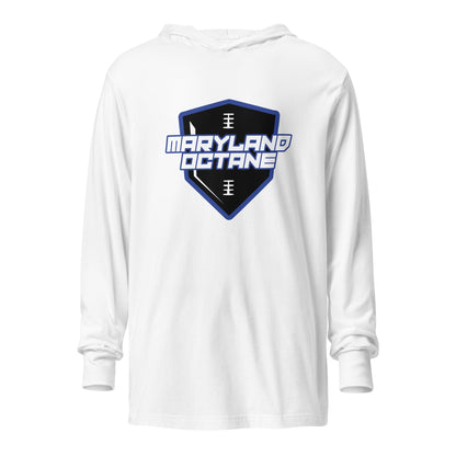 Performance | Hooded Long Sleeve T Shirt | Maryland 97 Octane | Shield Logo