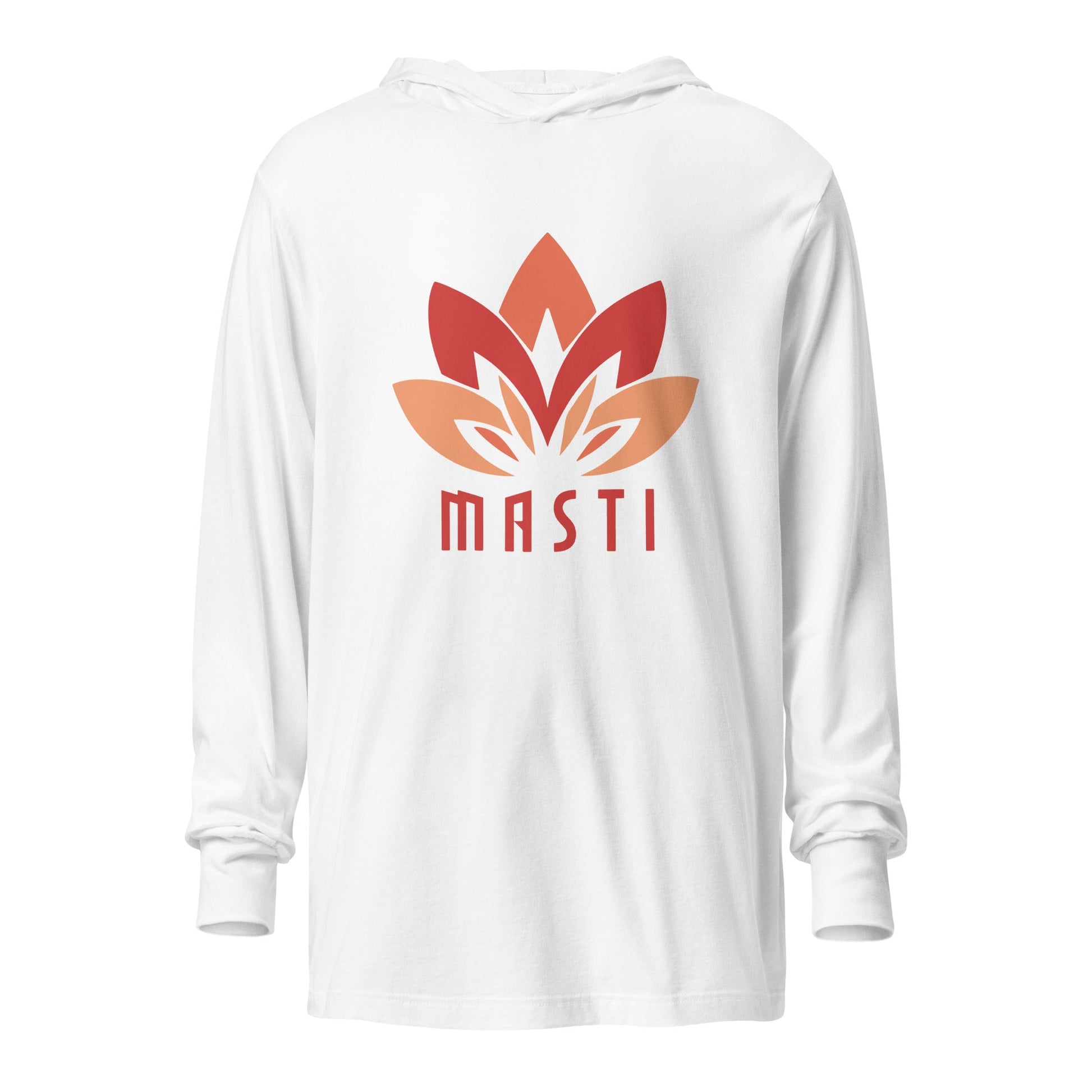 Performance | Hooded Long Sleeve T Shirt | MASTI | Lotus Logo