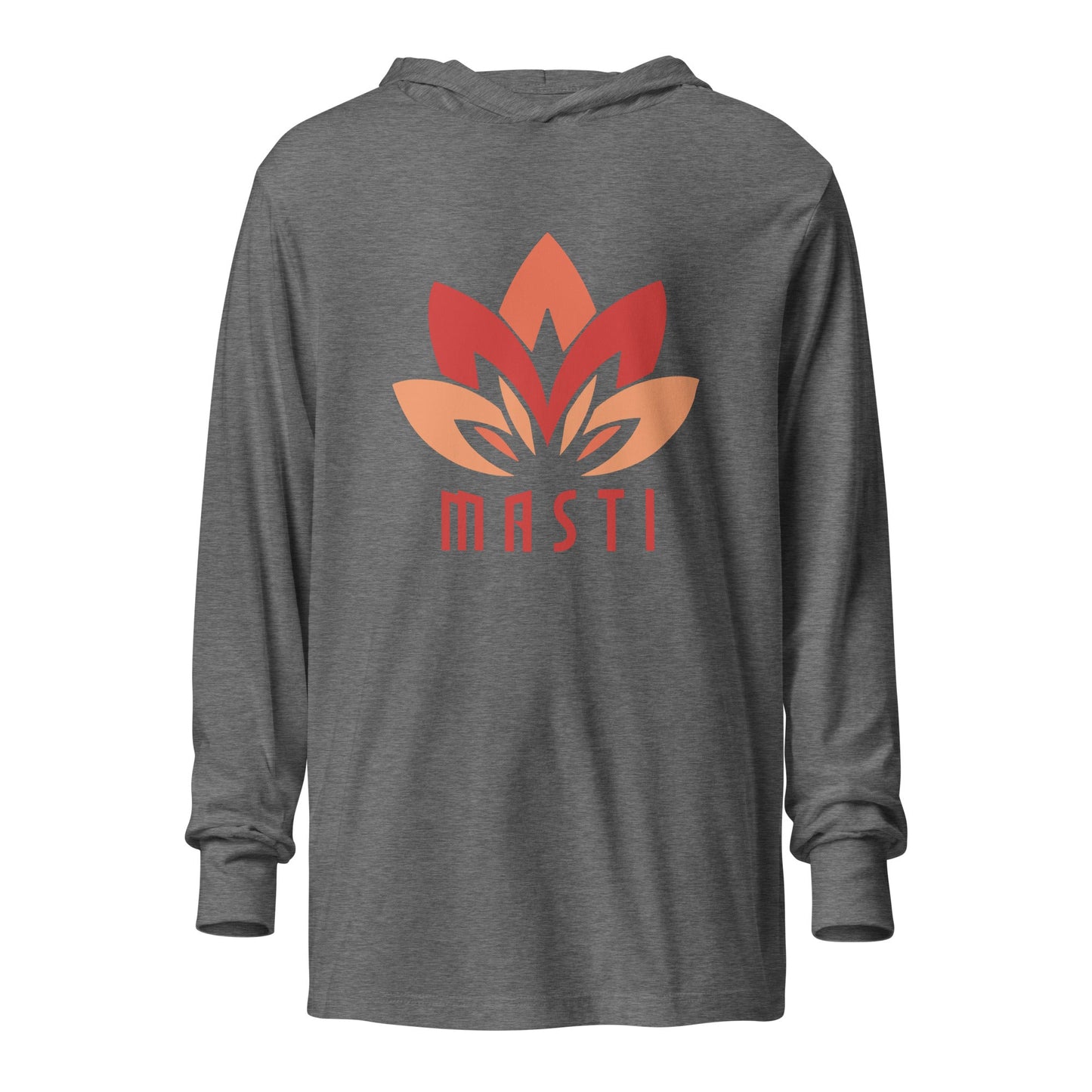 Performance | Hooded Long Sleeve T Shirt | MASTI | Lotus Logo