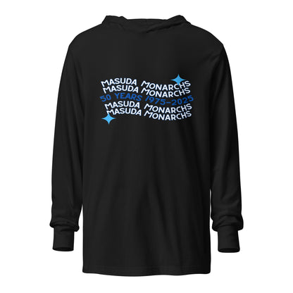 Performance | Hooded Long Sleeve T Shirt | Masuda Middle School | 50 Years Logo