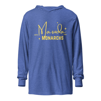 Performance | Hooded Long Sleeve T Shirt | Masuda Middle School | Alt Script Logo