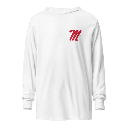 Performance | Hooded Long Sleeve T Shirt | Maumelle Bulldogs 2035 | M-Mark Logo
