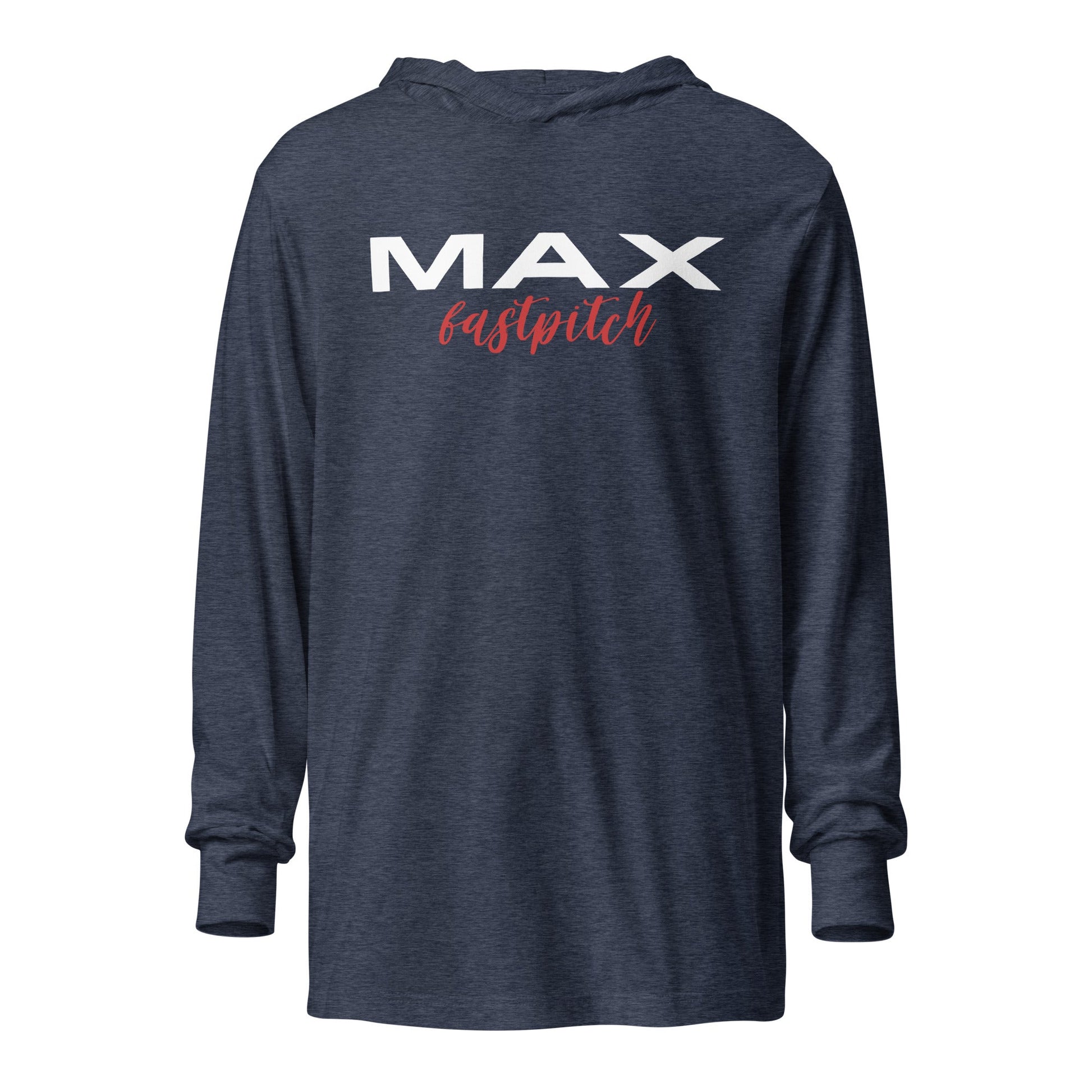 Performance | Hooded Long Sleeve T Shirt | MAX Fastpitch | Stars Logo