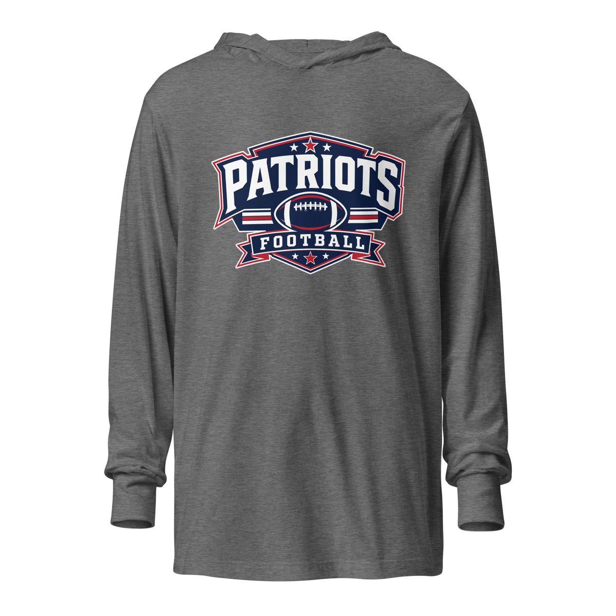 Performance | Hooded Long Sleeve T Shirt | Maximum Velocity Youth Sports | Athletics Logo