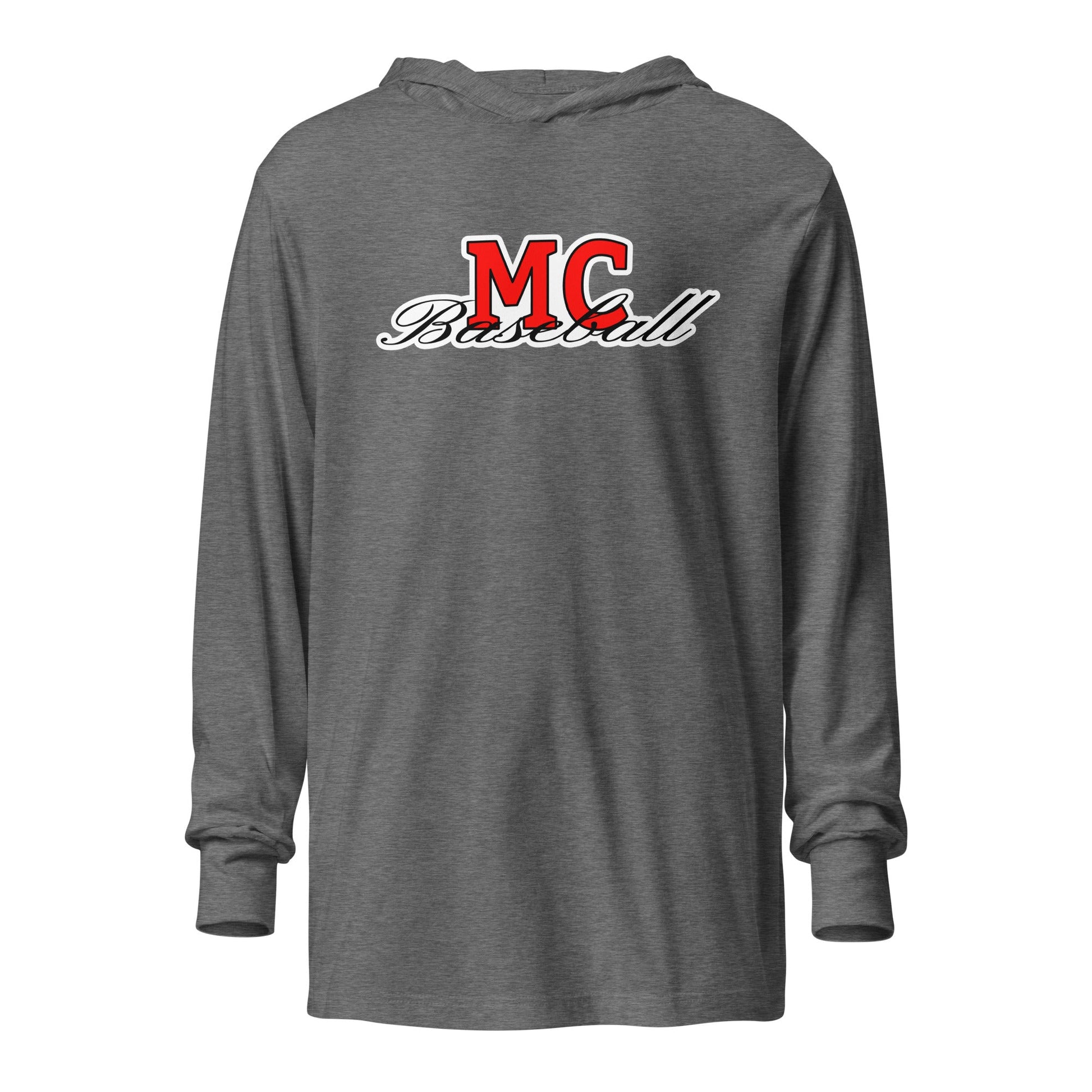 Performance | Hooded Long Sleeve T Shirt | MC Baseball | Mark Logo