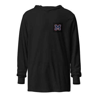 Performance | Hooded Long Sleeve T Shirt | Michigan Select Baseball | M Lettermark Logo