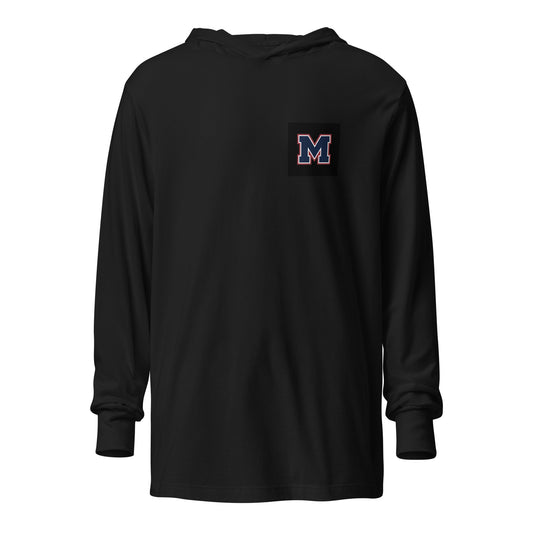 Performance | Hooded Long Sleeve T Shirt | Michigan Select Baseball | M Lettermark Logo