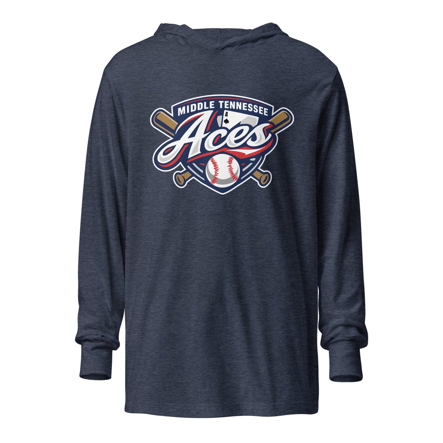 Performance | Hooded Long Sleeve T Shirt | Middle TN Aces 8u