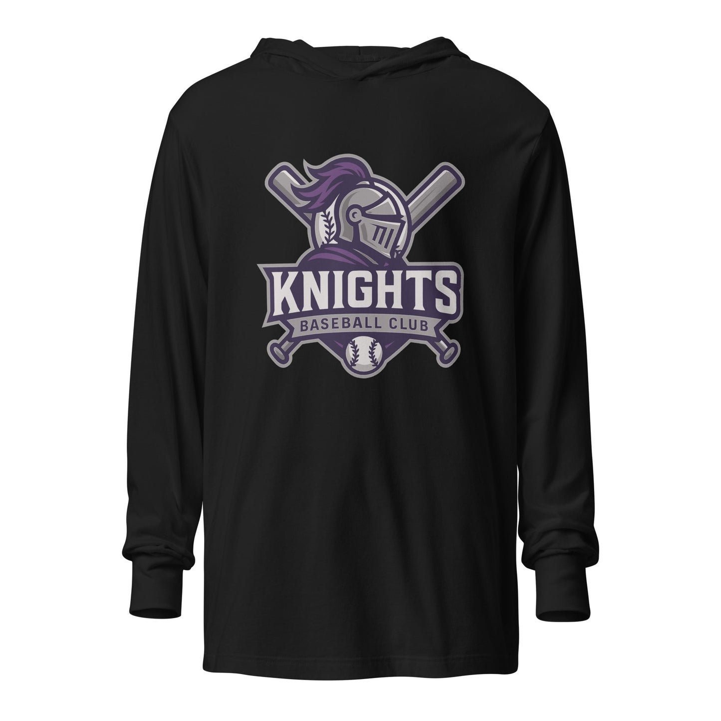 Performance | Hooded Long Sleeve T Shirt | Midland Knights Baseball Club