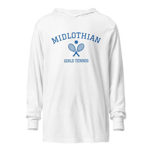Performance | Hooded Long Sleeve T Shirt | Midlothian Girls Tennis