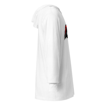 Performance | Hooded Long Sleeve T Shirt | Midwest Badgers | Emblem Logo
