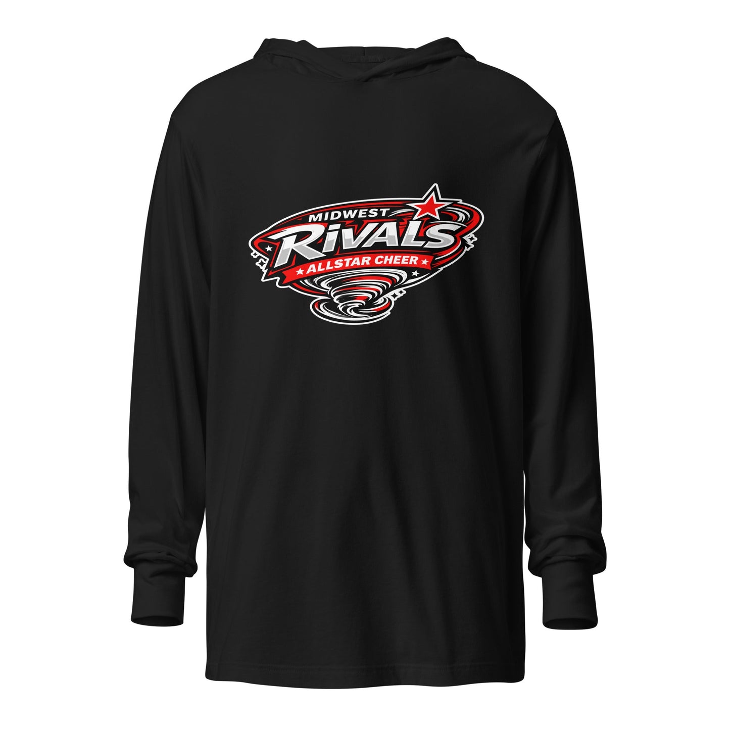 Performance | Hooded Long Sleeve T Shirt | Midwest Rivals Allstar Cheer