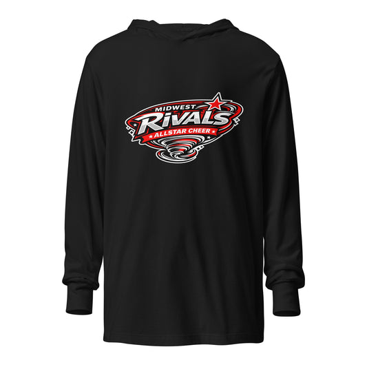 Performance | Hooded Long Sleeve T Shirt | Midwest Rivals Allstar Cheer