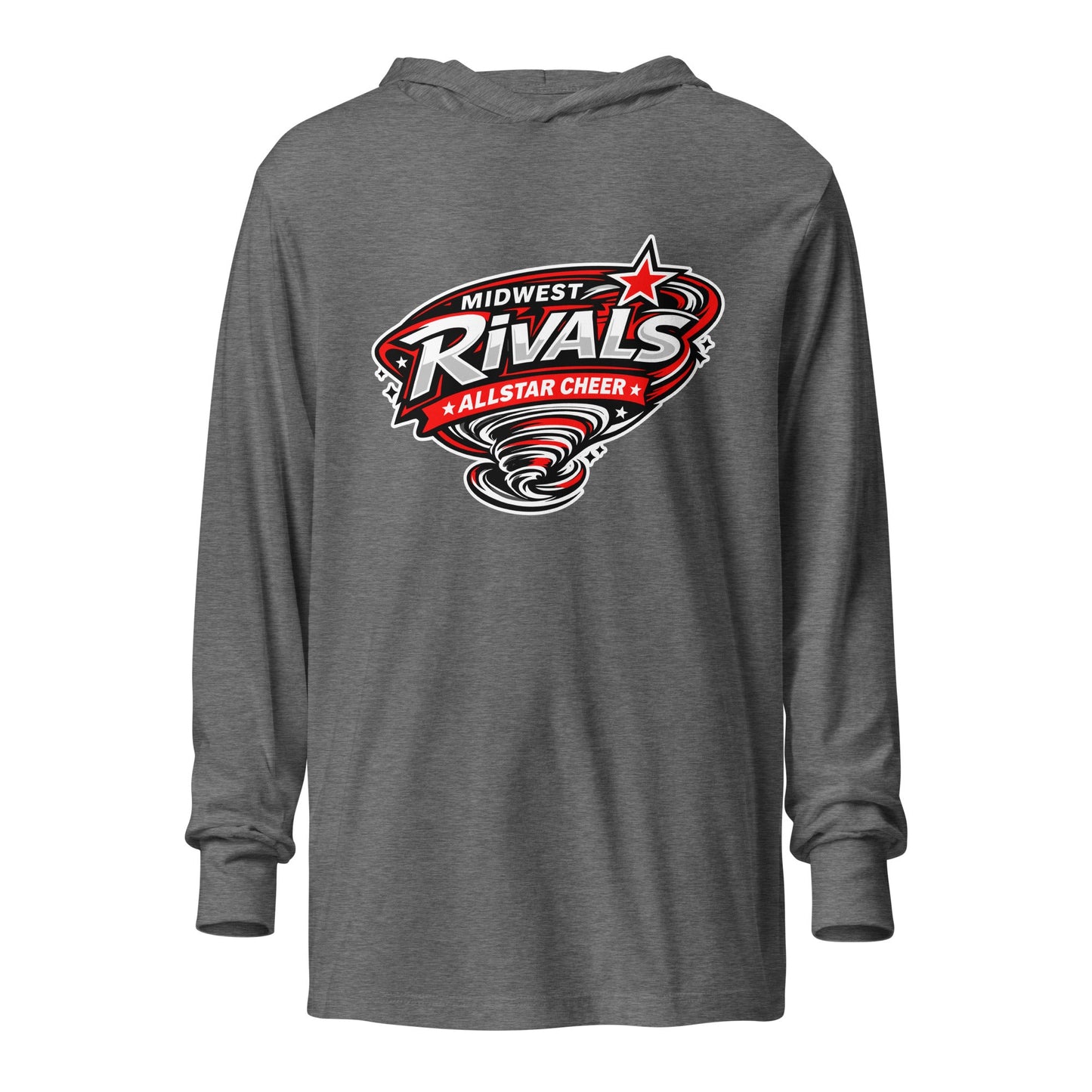 Performance | Hooded Long Sleeve T Shirt | Midwest Rivals Allstar Cheer