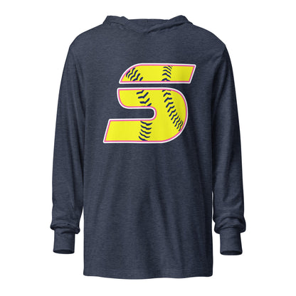 Performance | Hooded Long Sleeve T Shirt | Midwest Swing Softball | Classic Logo