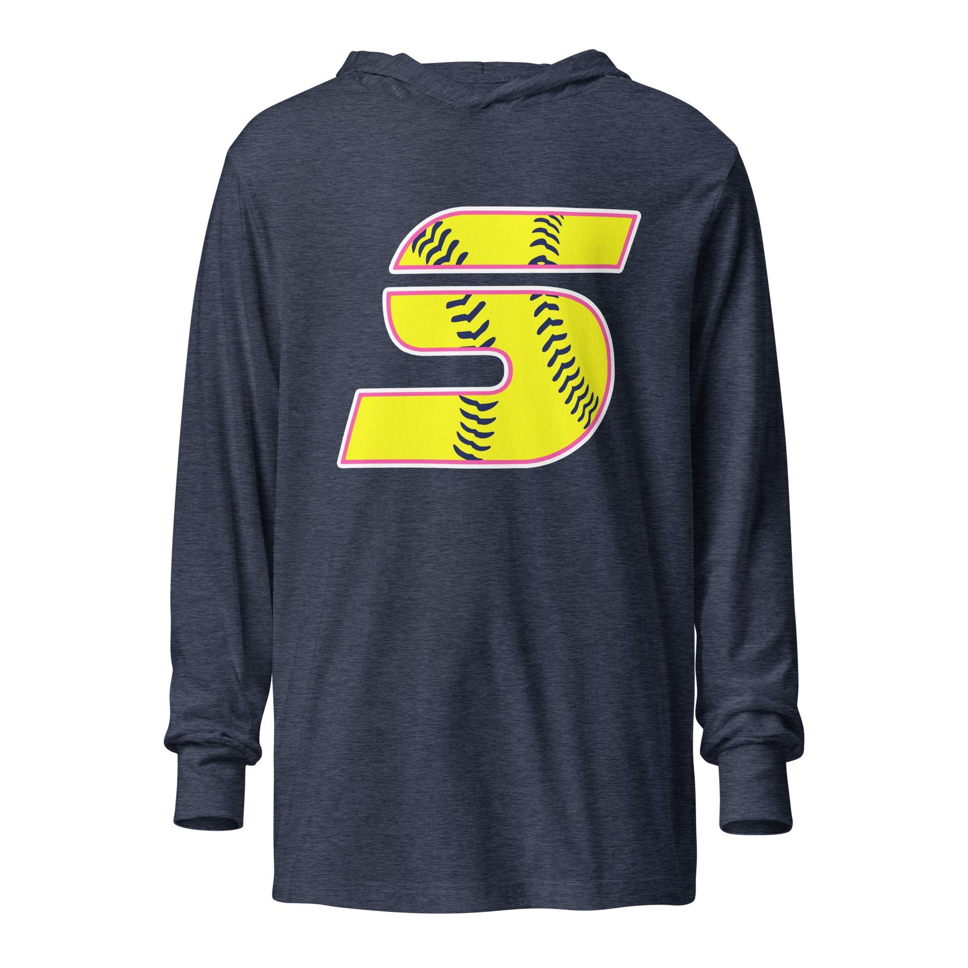 Performance | Hooded Long Sleeve T Shirt | Midwest Swing Softball | Classic Logo