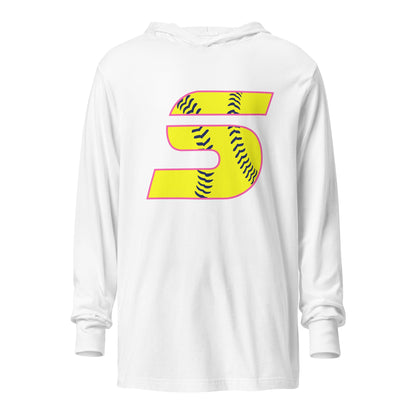 Performance | Hooded Long Sleeve T Shirt | Midwest Swing Softball | Classic Logo