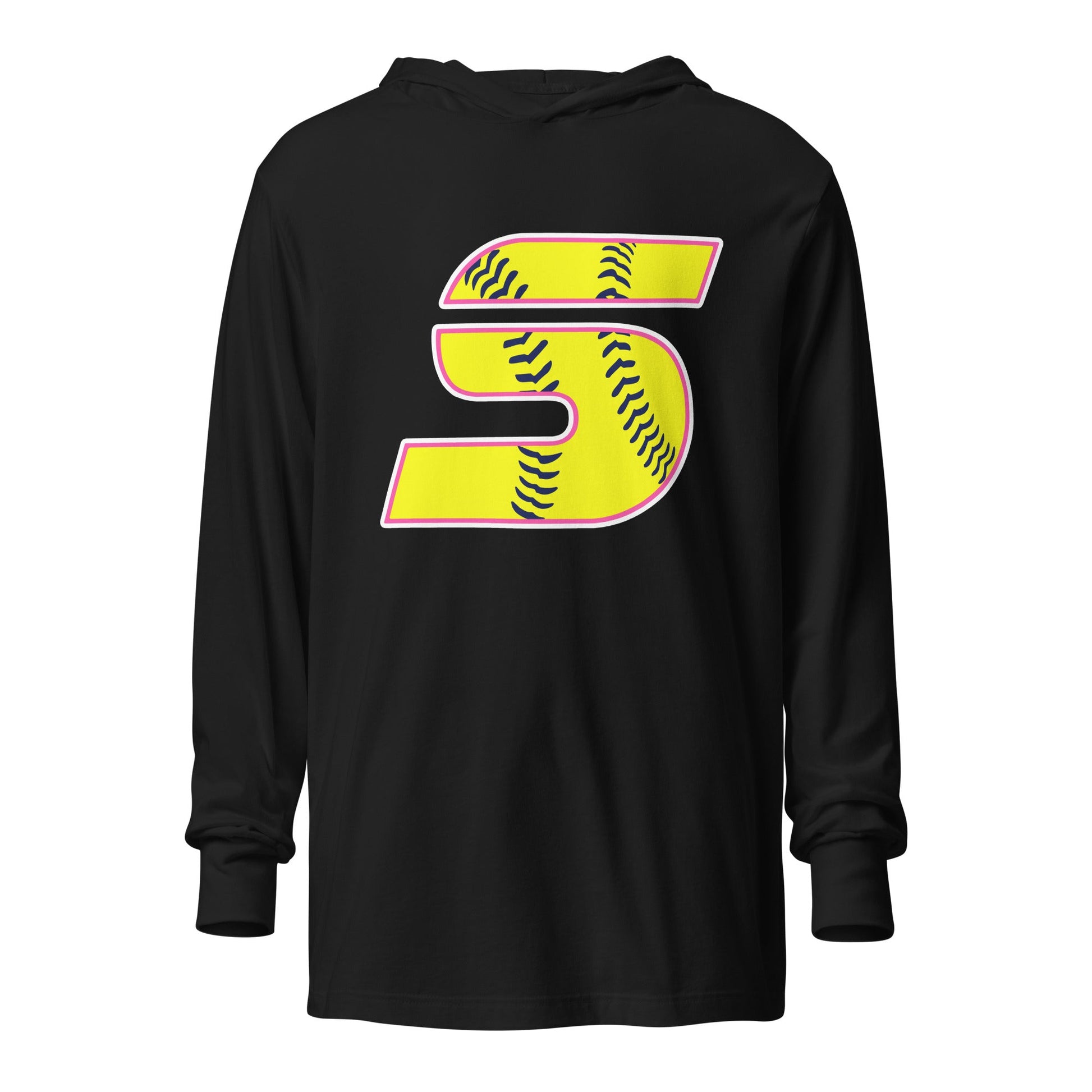 Performance | Hooded Long Sleeve T Shirt | Midwest Swing Softball | Classic Logo