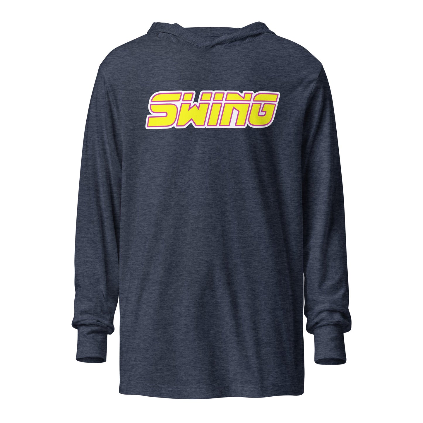 Performance | Hooded Long Sleeve T Shirt | Midwest Swing Softball | Mark Logo