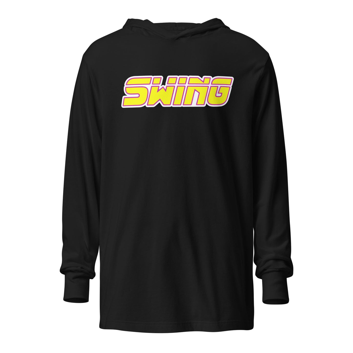 Performance | Hooded Long Sleeve T Shirt | Midwest Swing Softball | Mark Logo