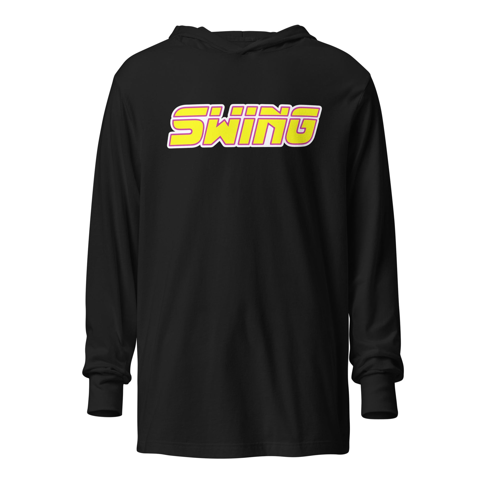Performance | Hooded Long Sleeve T Shirt | Midwest Swing Softball | Mark Logo