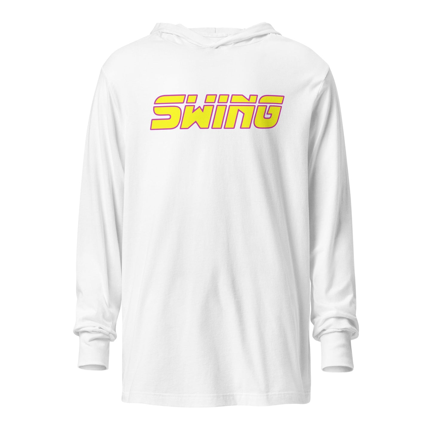 Performance | Hooded Long Sleeve T Shirt | Midwest Swing Softball | Mark Logo