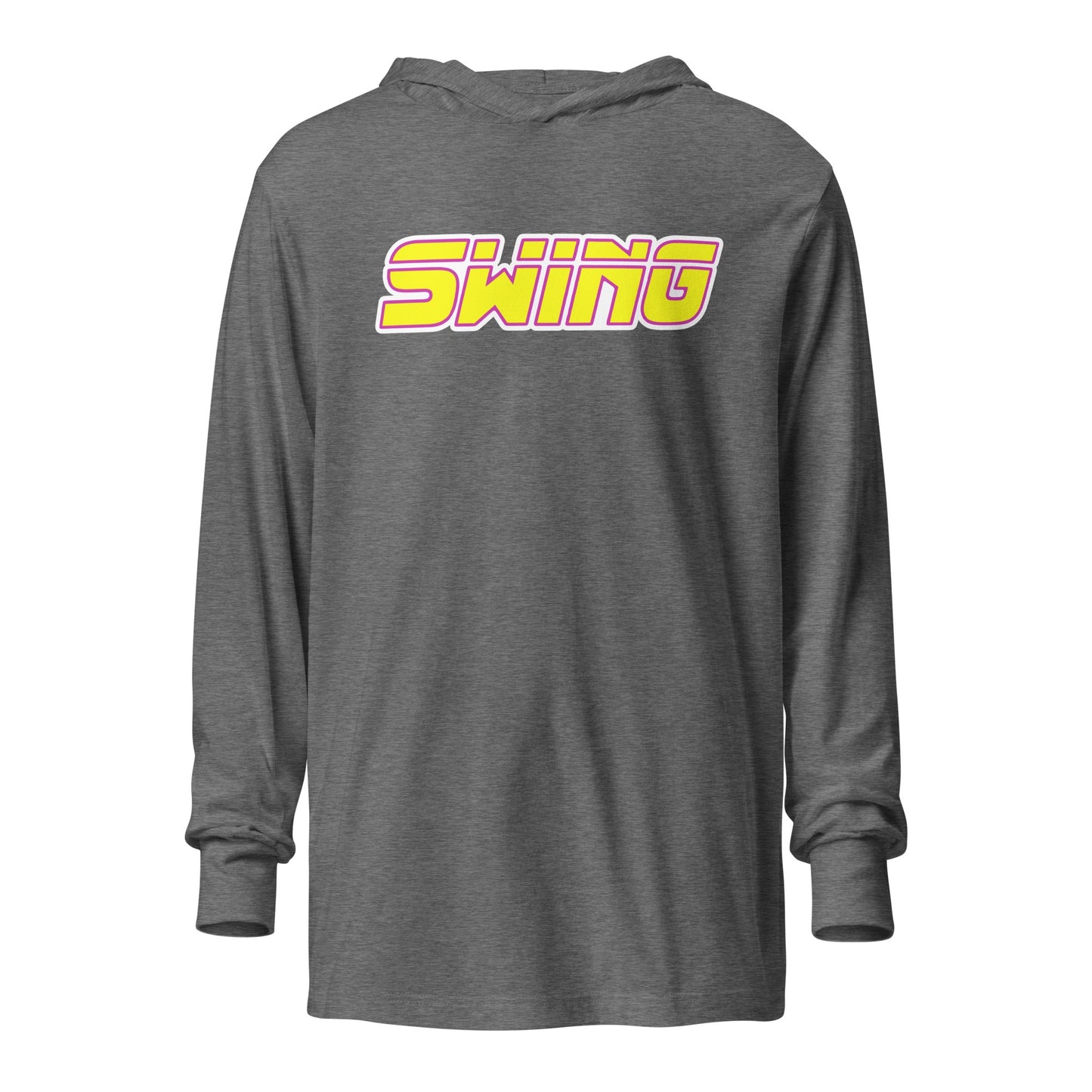 Performance | Hooded Long Sleeve T Shirt | Midwest Swing Softball | Mark Logo