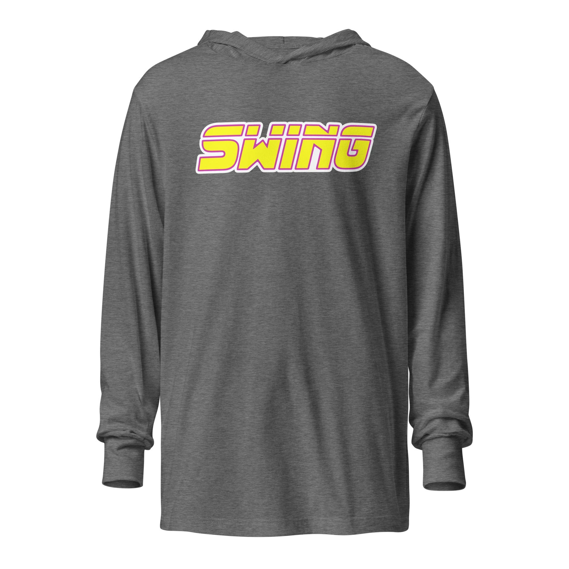 Performance | Hooded Long Sleeve T Shirt | Midwest Swing Softball | Mark Logo