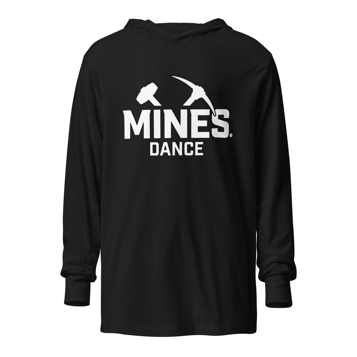 Performance | Hooded Long Sleeve T Shirt | Mines Dance Team | Valor Logo