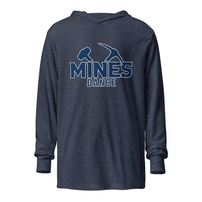 Performance | Hooded Long Sleeve T Shirt | Mines Dance Team | Vanguard Logo