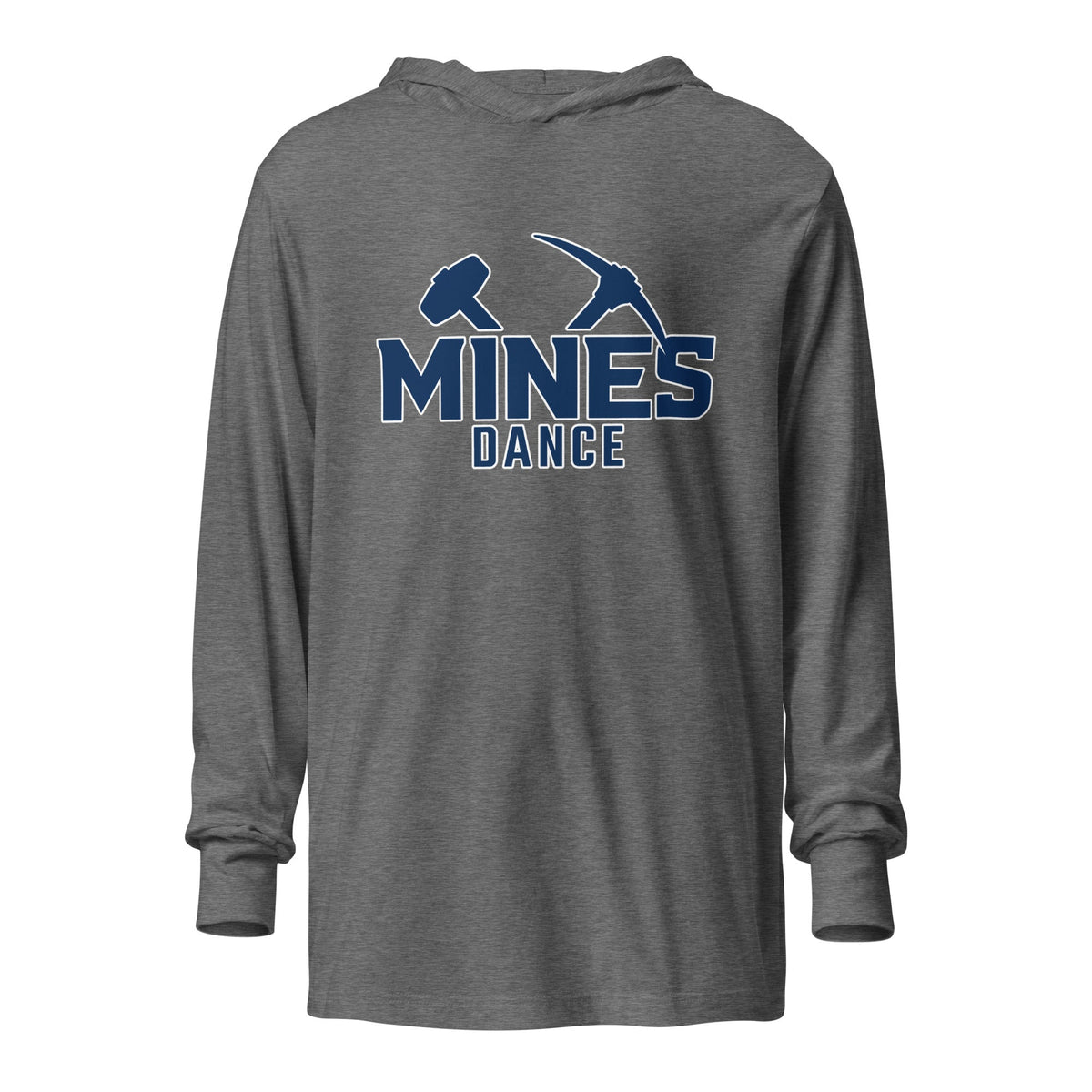 Performance | Hooded Long Sleeve T Shirt | Mines Dance Team | Vanguard Logo