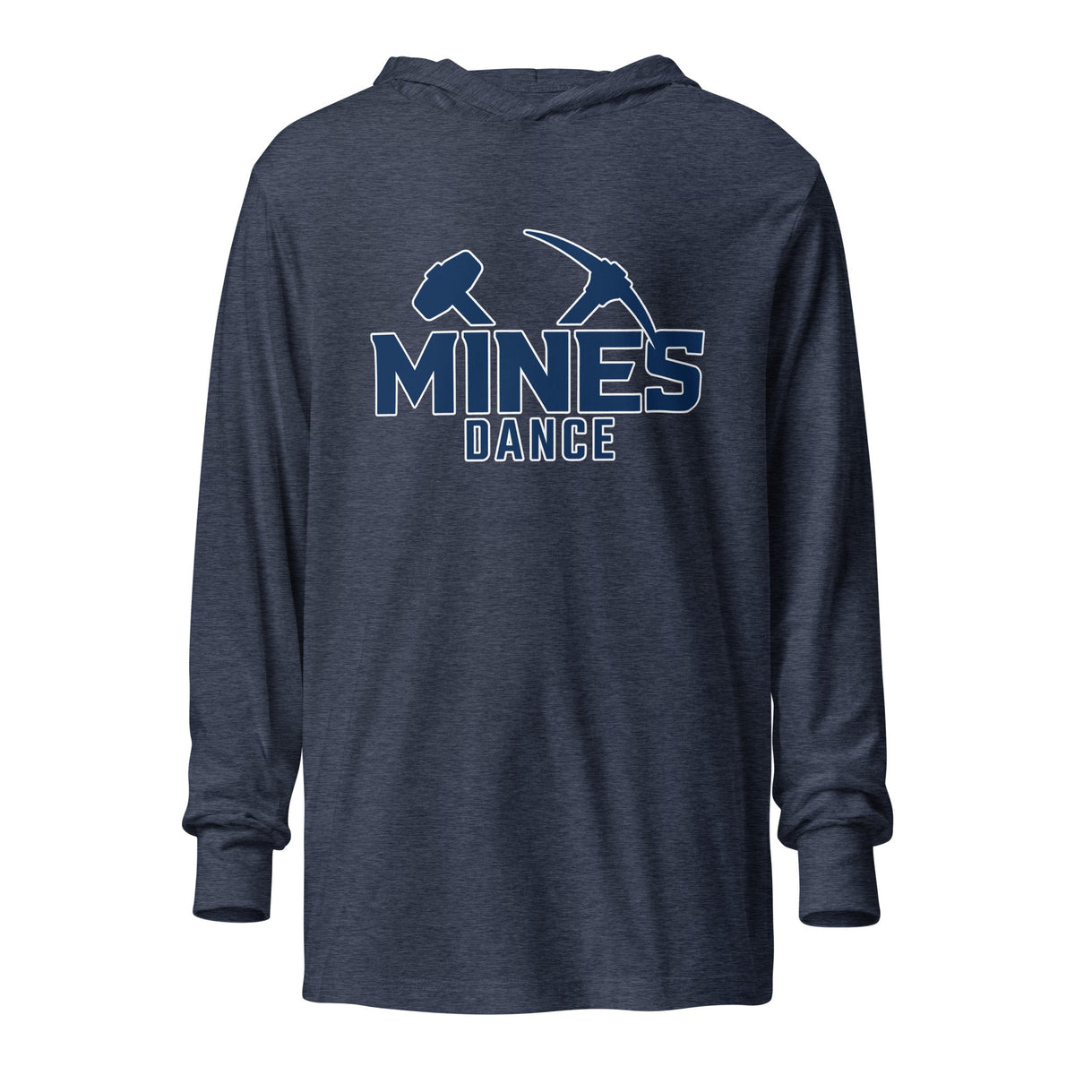 Performance | Hooded Long Sleeve T Shirt | Mines Dance Team | Vanguard Logo