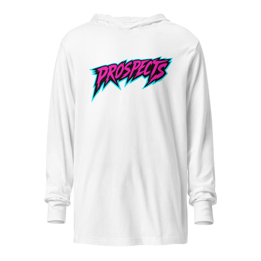 Performance | Hooded Long Sleeve T Shirt | MKY Prospects | Modern Script Logo