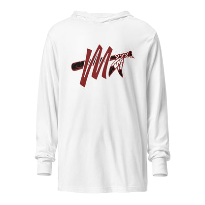 Performance | Hooded Long Sleeve T Shirt | Mohawks | M - Mark Logo