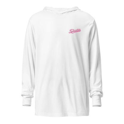Performance | Hooded Long Sleeve T Shirt | Moonshots | Script Logo