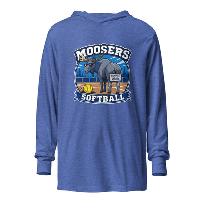 Performance | Hooded Long Sleeve T Shirt | Moosers | Moose Diamond Mark Logo