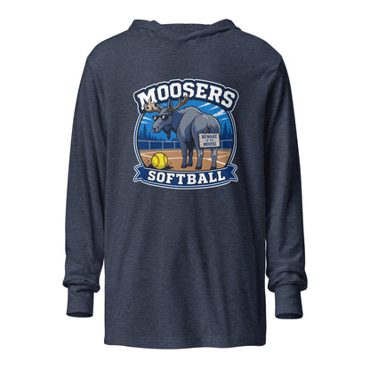 Performance | Hooded Long Sleeve T Shirt | Moosers | Moose Diamond Mark Logo