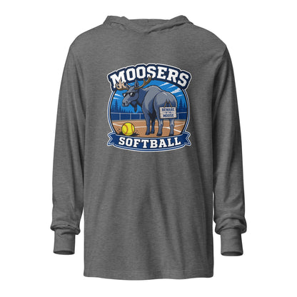 Performance | Hooded Long Sleeve T Shirt | Moosers | Moose Diamond Mark Logo