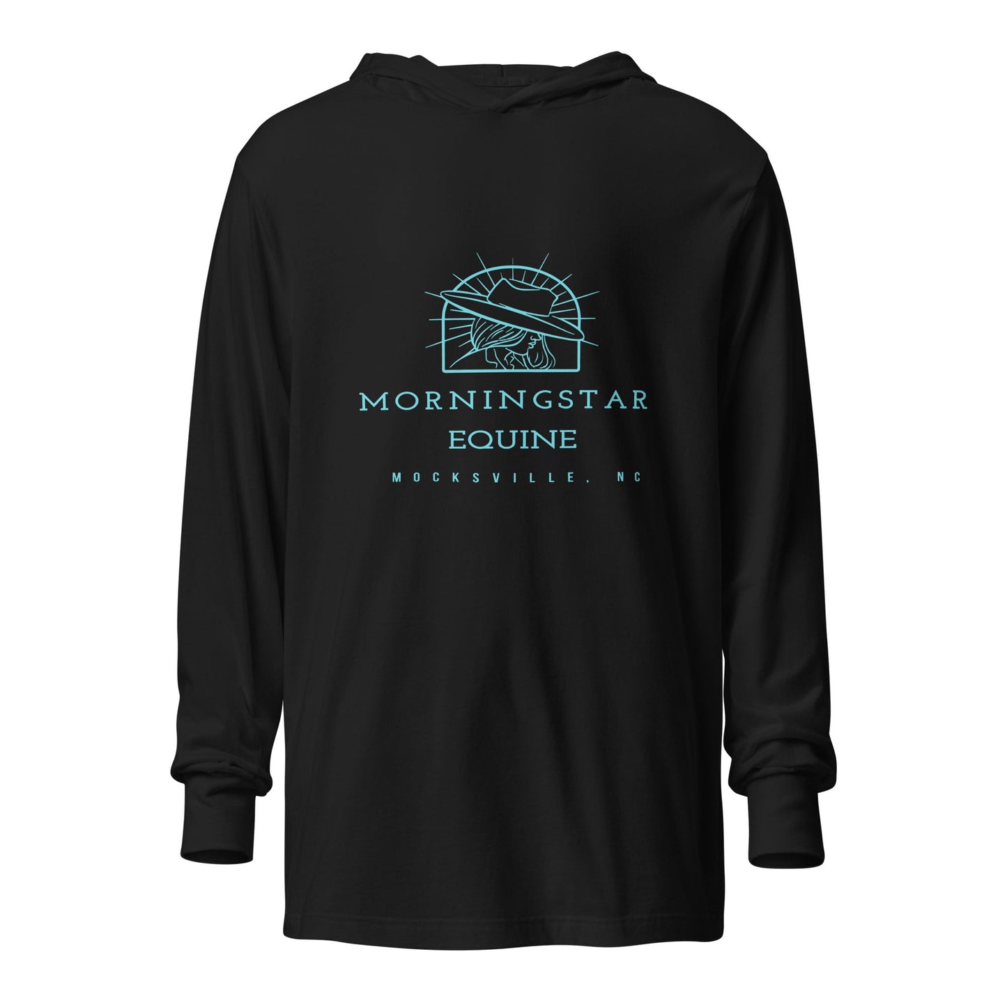 Performance | Hooded Long Sleeve T Shirt | Morningstar Equine | Morningstar Equine Logo