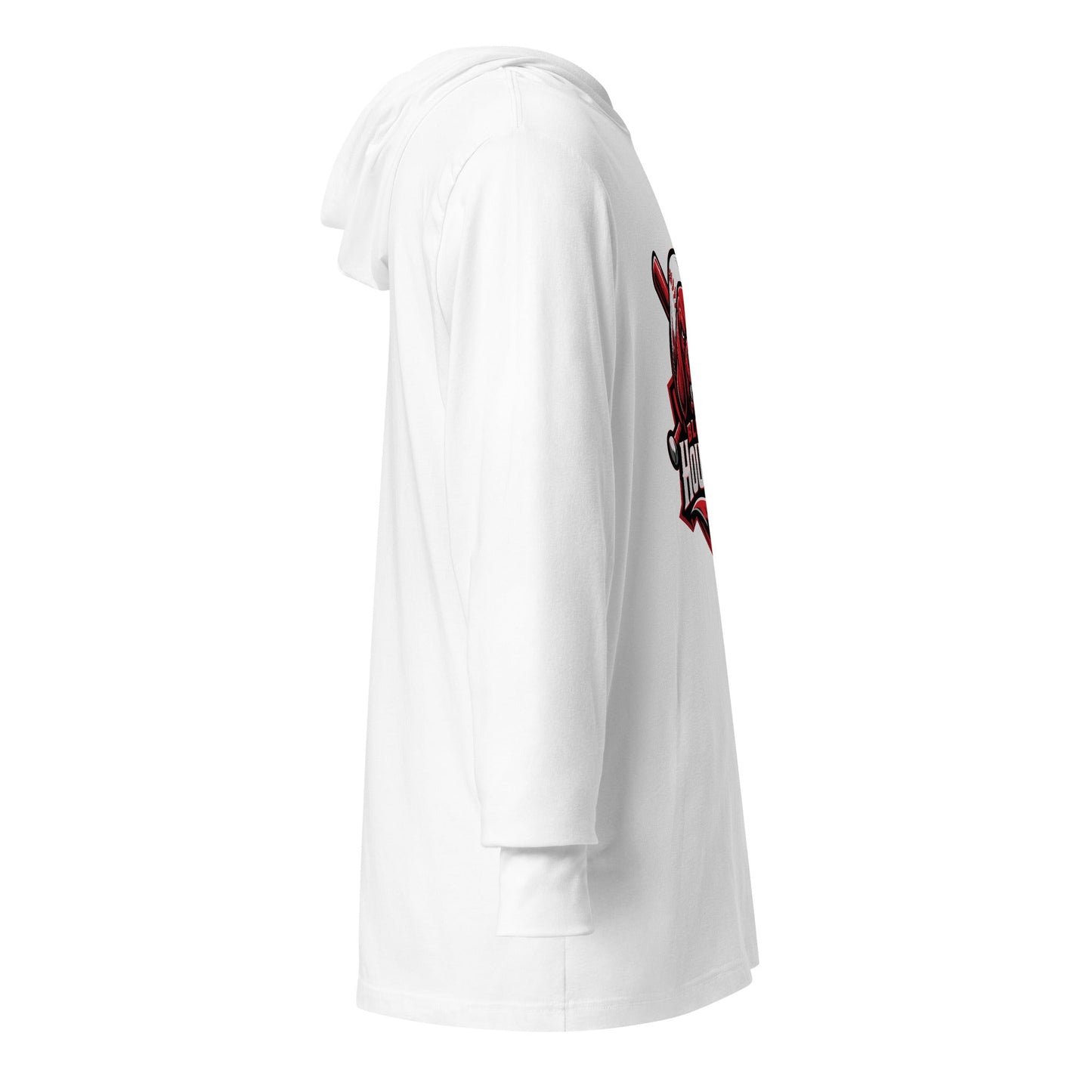 Performance | Hooded Long Sleeve T Shirt | Mountain House Bloodhounds | Blood Hounds Logo