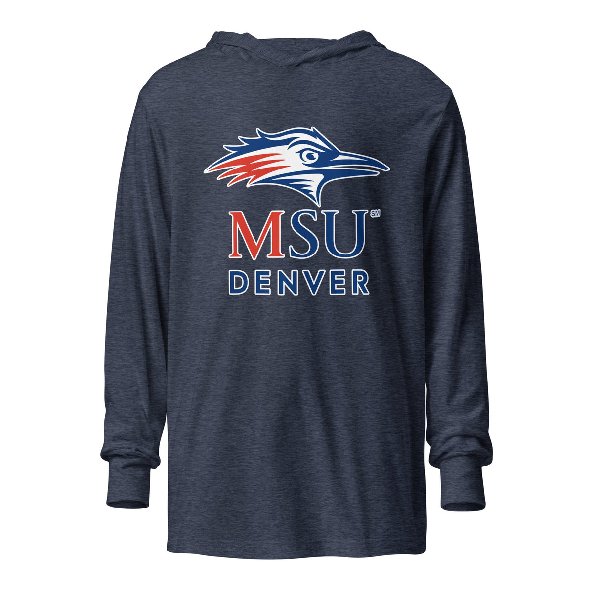Performance | Hooded Long Sleeve T Shirt | MSU Denver Dance Team | Titan Crest Logo