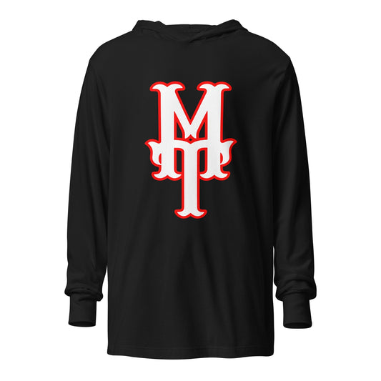 Performance | Hooded Long Sleeve T Shirt | MT | Lettermark Logo