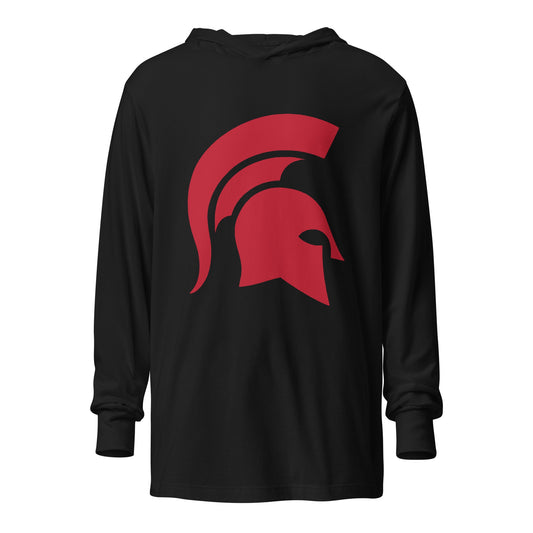 Performance | Hooded Long Sleeve T Shirt | Mulligan Country Club | Dog Logo