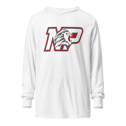 Performance | Hooded Long Sleeve T Shirt | Nampa Pride | NP Athletics Logo
