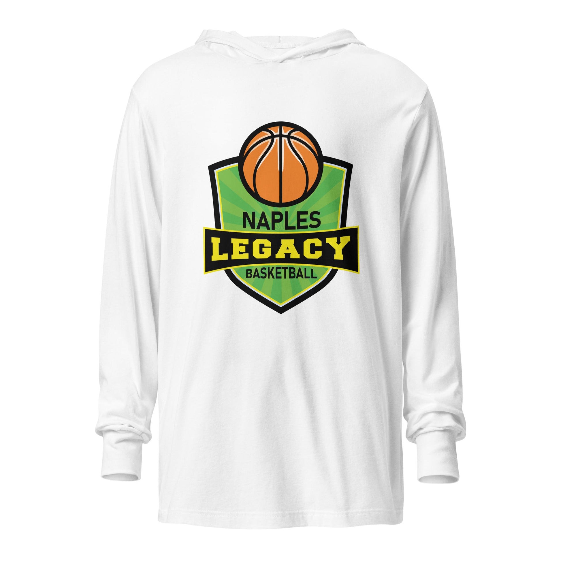 Performance | Hooded Long Sleeve T Shirt | Naples Legacy | Shield Logo