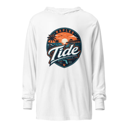 Performance | Hooded Long Sleeve T Shirt | Naples Tide | Enblem Logo