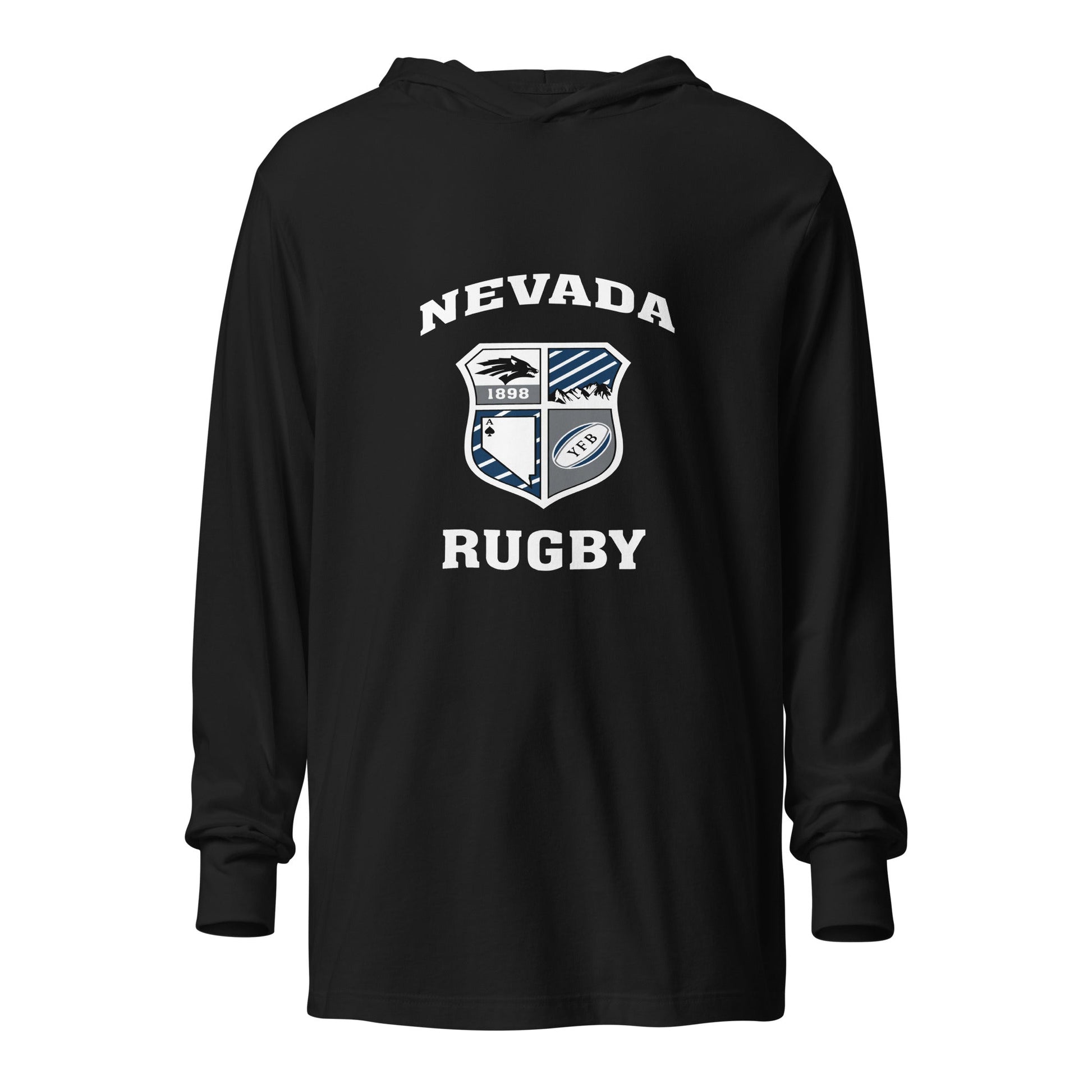 Performance | Hooded Long Sleeve T Shirt | Nevada Rugby