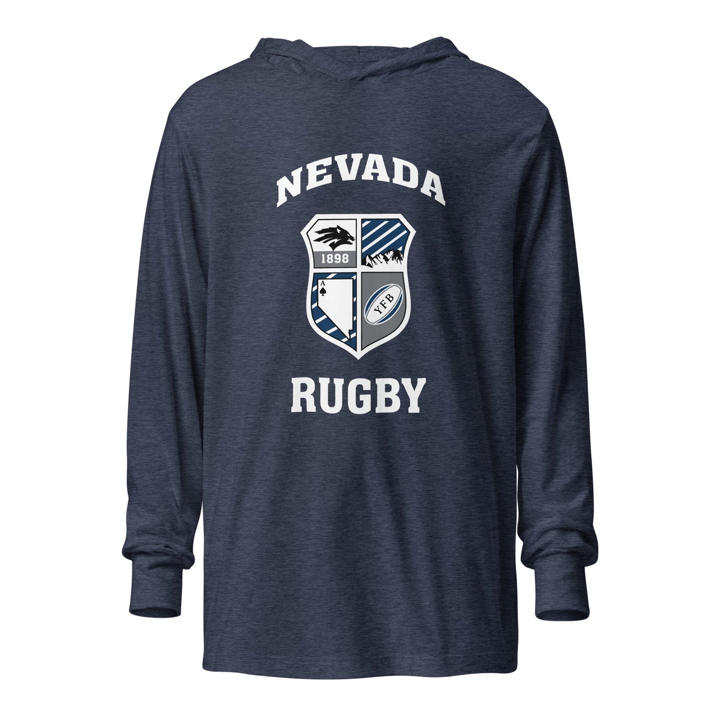 Performance | Hooded Long Sleeve T Shirt | Nevada Rugby