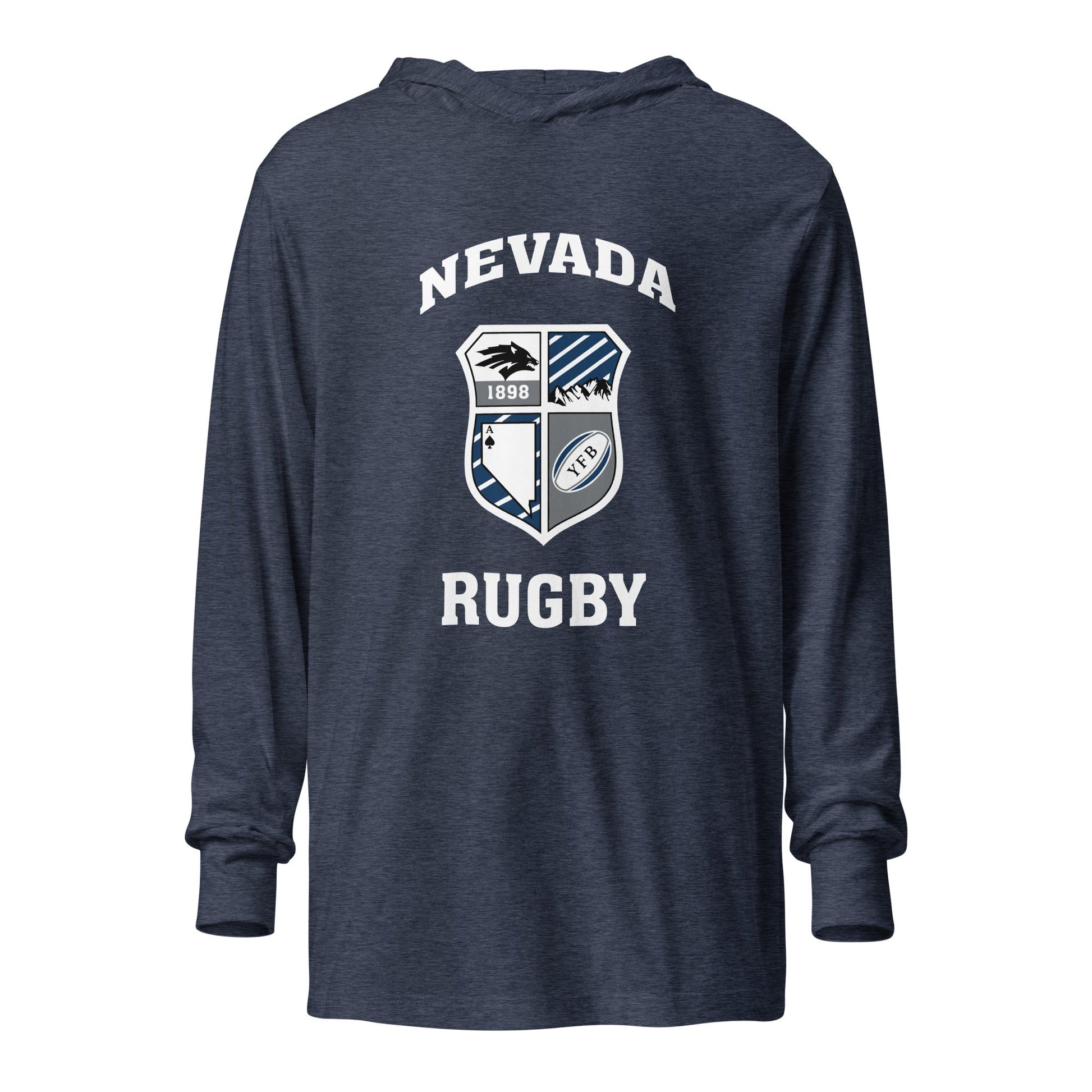 Performance | Hooded Long Sleeve T Shirt | Nevada Rugby